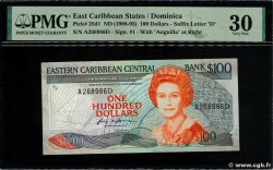 100 Dollars EAST CARIBBEAN STATES  1985 P.25d1 SS