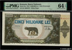 5000000 Lei ROUMANIE  1947 P.061a pr.NEUF