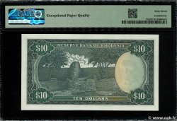 10 Dollars RHODÉSIE  1976 P.37a NEUF