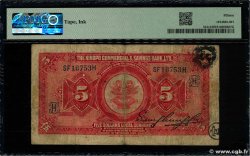 5 Dollars CHINE Shanghai 1920 P.0541c TB