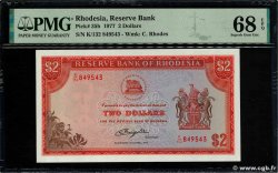 2 Dollars RHODESIEN  1977 P.35b ST