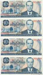 10 Colones Consécutifs COSTA RICA  1983 P.237b NEUF
