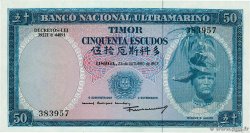 50 Escudos TIMOR  1967 P.27a SUP+