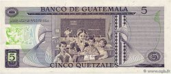 5 Quetzales GUATEMALA  1983 P.060c SPL