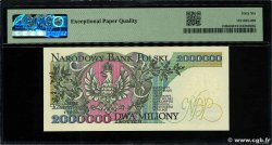 2000000 Zlotych POLAND  1992 P.158b UNC