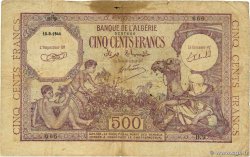 500 Francs Numéro spécial ALGERIA  1944 P.095