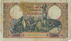 5000 Francs TUNISIA  1942 P.21 F-