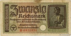 20 Reichsmark ALLEMAGNE  1940 P.R139 TB