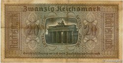 20 Reichsmark GERMANY  1940 P.R139 F+