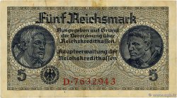 5 Reichsmark ALLEMAGNE  1940 P.R138a TB+