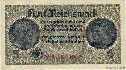5 Reichsmark GERMANIA  1940 P.R138a AU