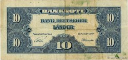 10 Deutsche Mark ALLEMAGNE FÉDÉRALE  1949 P.16a TB+