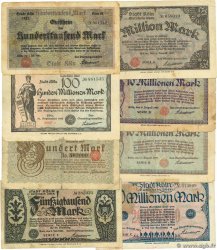 Lot de 8 Billets, ville de Köln Lot ALLEMAGNE Köln 1923 