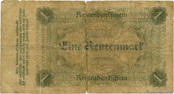 1 Rentenmark ALLEMAGNE  1923 P.161 B