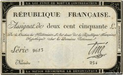 250 Livres FRANCE  1793 Ass.45a