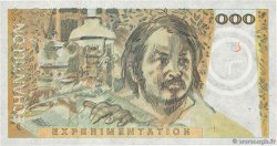 1000 Francs BALZAC Échantillon FRANKREICH  1980 EC.1980.01 ST