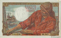 20 Francs PÊCHEUR FRANCE  1950 F.13.17a SUP