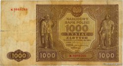 1000 Zlotych POLOGNE  1946 P.122 B+