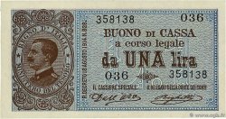 1 Lire ITALY  1914 P.036a UNC-