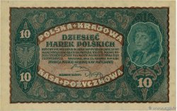 10 Marek POLOGNE  1919 P.025 pr.NEUF