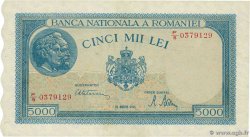 5000 Lei ROUMANIE  1945 P.056a pr.NEUF