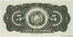 5 Bolivianos BOLIVIE  1928 P.120a SPL+