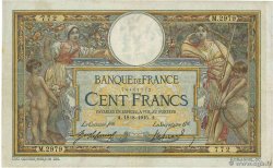 100 Francs LUC OLIVIER MERSON sans LOM FRANCIA  1915 F.23.07