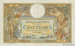 100 Francs LUC OLIVIER MERSON grands cartouches FRANCIA  1928 F.24.07