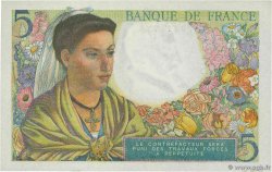 5 Francs BERGER FRANCE  1943 F.05.03 pr.NEUF
