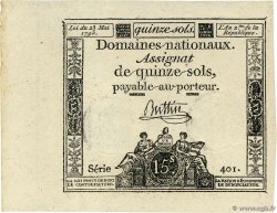 15 Sols FRANCIA  1793 Ass.41b