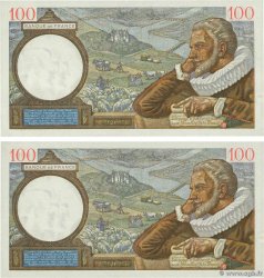 100 Francs SULLY Consécutifs FRANKREICH  1939 F.26.18 fST+