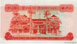 10 Rupees Petit numéro MAURITIUS  1967 P.31a SC+