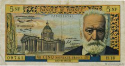 5 Nouveaux Francs VICTOR HUGO FRANCE  1959 F.56.03