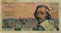 1000 Francs RICHELIEU FRANCE  1954 F.42.07