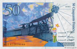 50 Francs SAINT-EXUPÉRY FRANCE  1993 F.72.02 NEUF