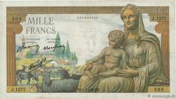 1000 Francs DÉESSE DÉMÉTER FRANCIA  1942 F.40.06 MB