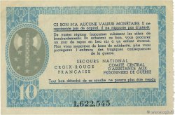 10 Francs BON DE SOLIDARITÉ FRANCE regionalism and various  1941 KL.07A4 AU+