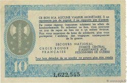10 Francs BON DE SOLIDARITÉ FRANCE régionalisme et divers  1941 KL.07A4 SPL+