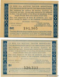 2 Francs BON DE SOLIDARITÉ Lot FRANCE régionalisme et divers  1941 KL.03D pr.NEUF