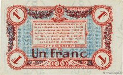 1 Franc FRANCE régionalisme et divers Troyes 1918 JP.124.14 SPL