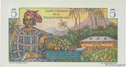 5 Francs Bougainville FRENCH EQUATORIAL AFRICA  1946 P.20B UNC