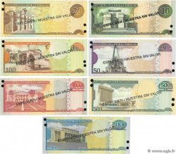10 à 2000 Pesos Oro Spécimen RÉPUBLIQUE DOMINICAINE  2003 P.169s au P.174s q.FDC