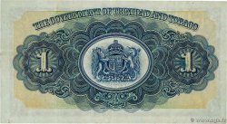 1 Dollar TRINIDAD and TOBAGO  1942 P.05c VF