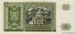 500 Korun Spécimen SLOVAQUIE  1941 P.12s pr.NEUF