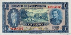 1 Peso Oro COLOMBIA  1953 P.398 UNC-