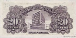 20 Pesos Oro COLOMBIA  1953 P.401a q.FDC