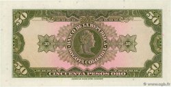 50 Pesos Oro COLOMBIA  1967 P.402 FDC