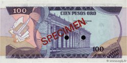 100 Pesos Oro Spécimen KOLUMBIEN  1977 P.418s2 fST