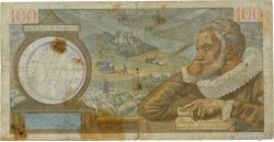 100 Francs SULLY FRANKREICH  1941 F.26.62 SGE