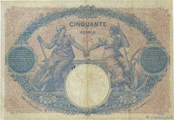 50 Francs BLEU ET ROSE FRANKREICH  1895 F.14.07 fSS
